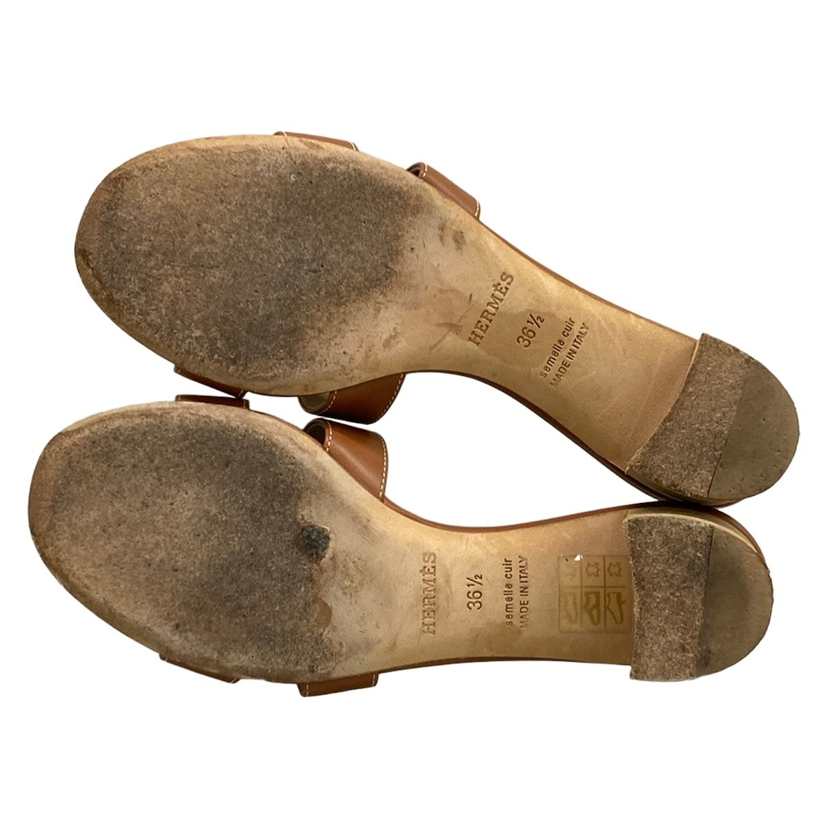 Hermes Mules 36.5 Oasis Gold — view 8