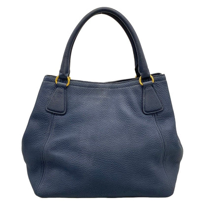 Prada Tote Blue Leather — view 3