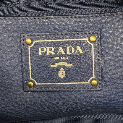 Prada Tote Blue Leather — view 9