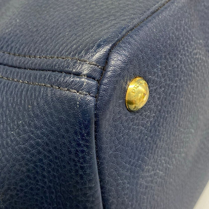 Prada Tote Blue Leather — view 6