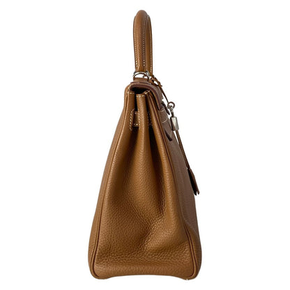 Hermes Handbag Kelly 32 Gold Retourne Silver — view 2