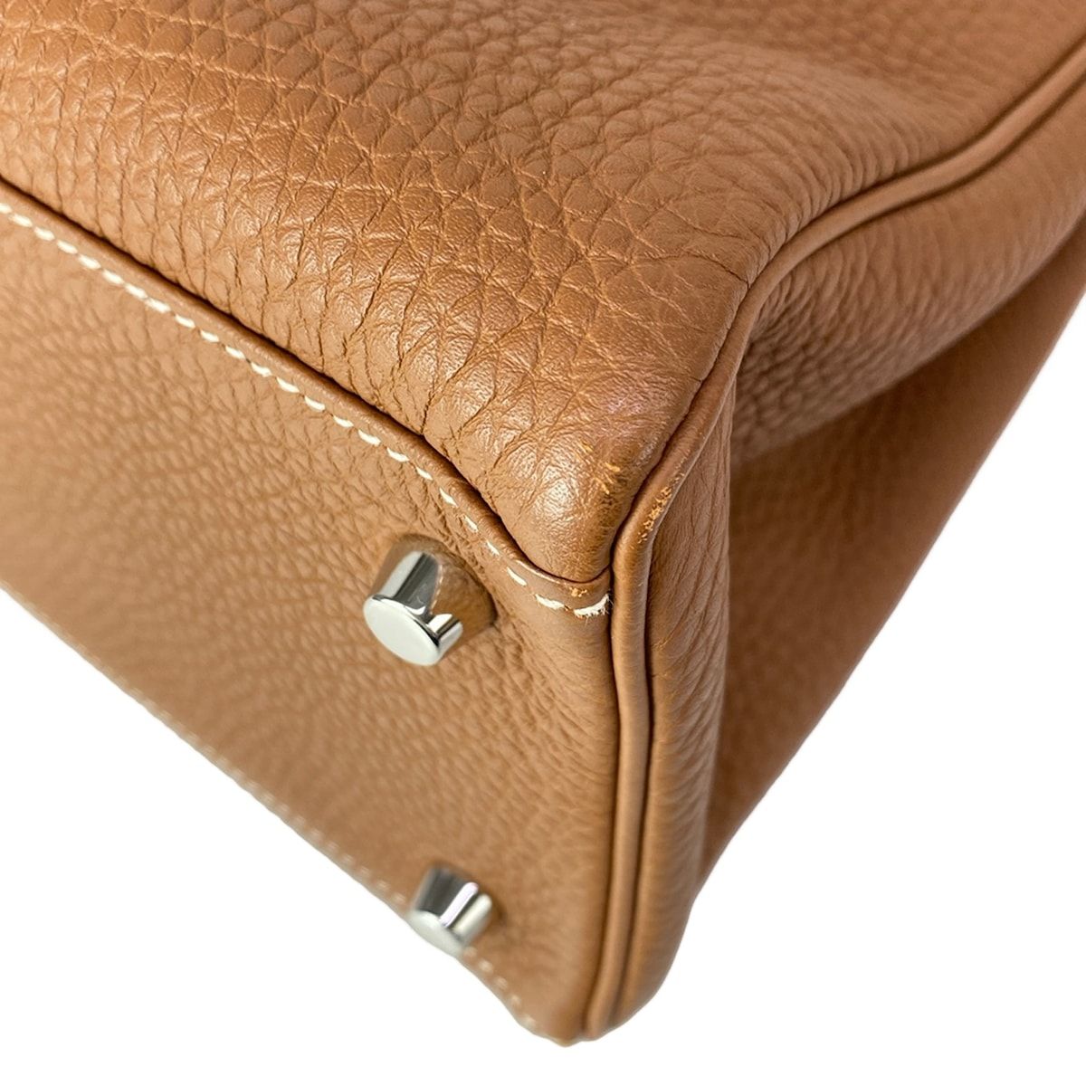 Hermes Handbag Kelly 32 Gold Retourne Silver — view 7