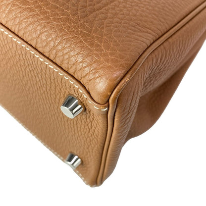 Hermes Handbag Kelly 32 Gold Retourne Silver — view 9