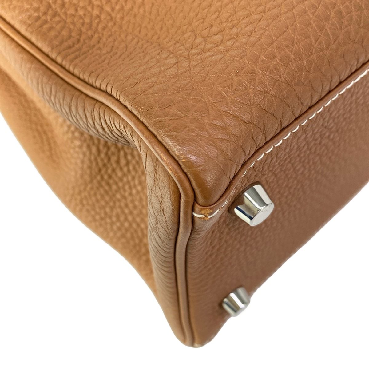 Hermes Handbag Kelly 32 Gold Retourne Silver — view 8