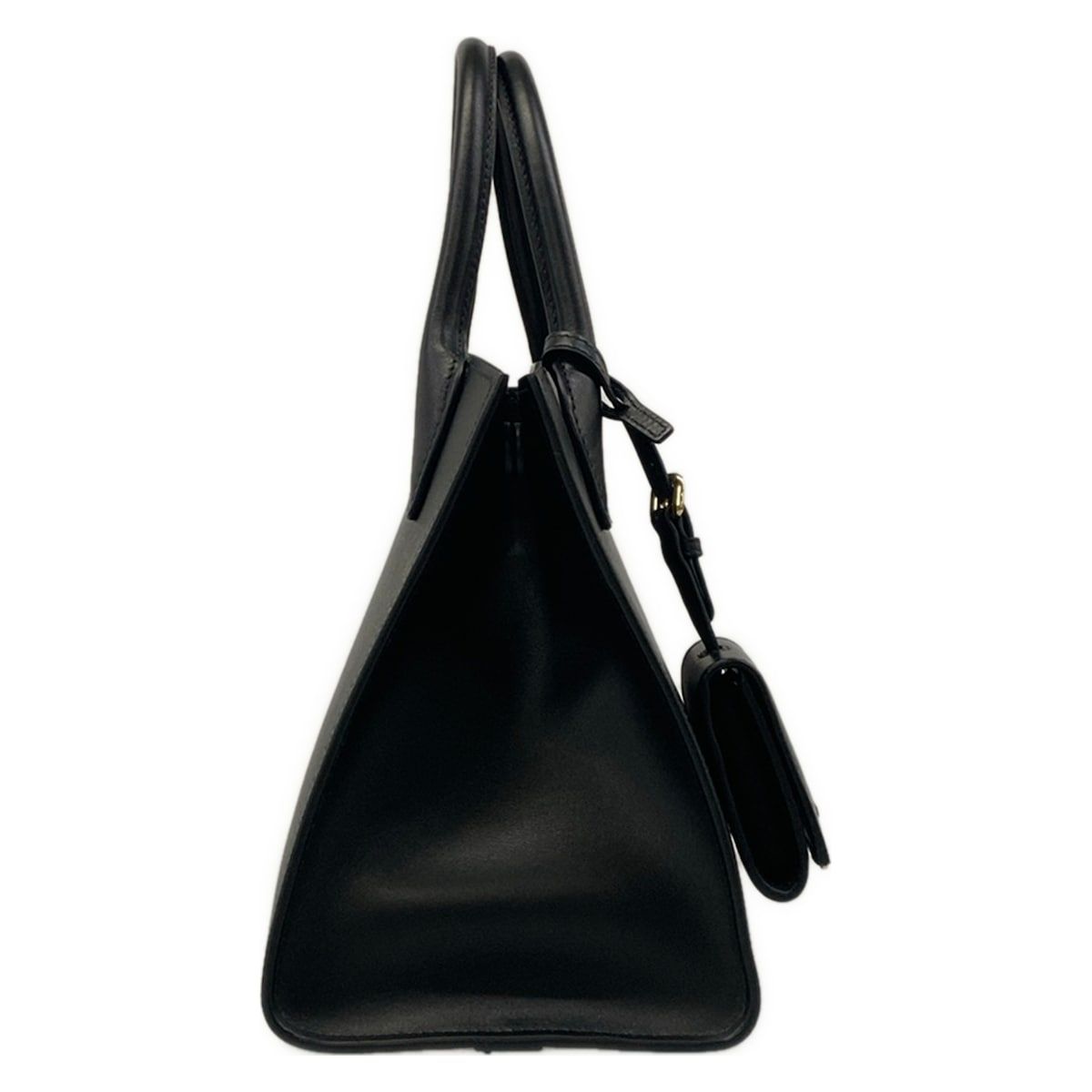 Prada Handbag Monochrome Bag Black Leather — view 2