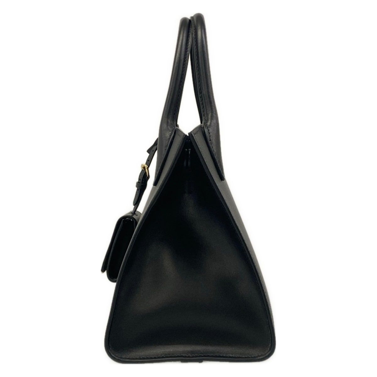 Prada Handbag Monochrome Bag Black Leather — view 4