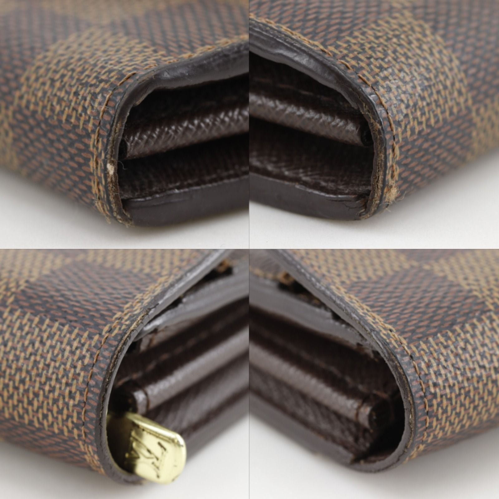Louis Vuitton Portefeuille Sarah Damier Canvas Brown Wallet — view 4