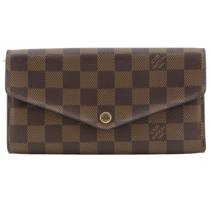 Louis Vuitton Portefeuille Sarah Damier Canvas Brown Wallet