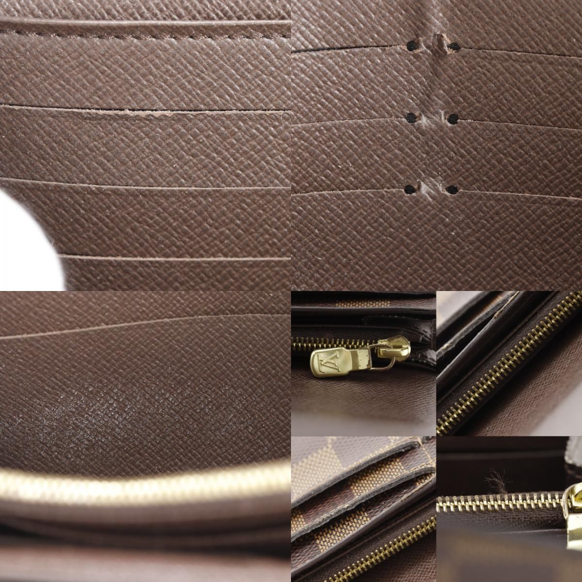 Louis Vuitton Portefeuille Sarah Damier Canvas Brown Wallet — view 8
