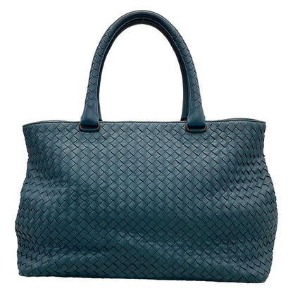 Bottega Veneta Tote Intrecciato Green Leather