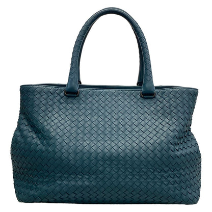 Bottega Veneta Tote Intrecciato Green Leather — view 3