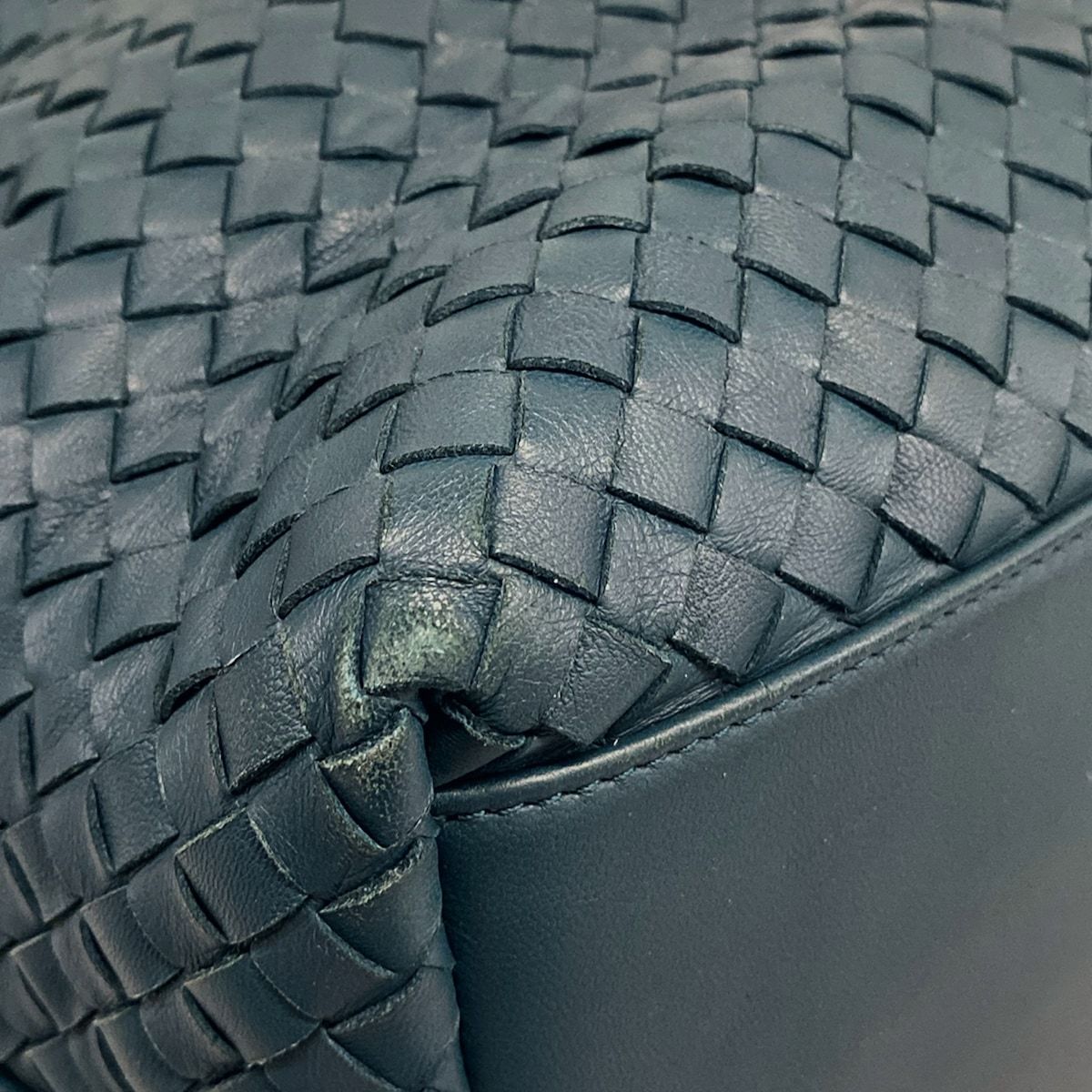 Bottega Veneta Tote Intrecciato Green Leather — view 6