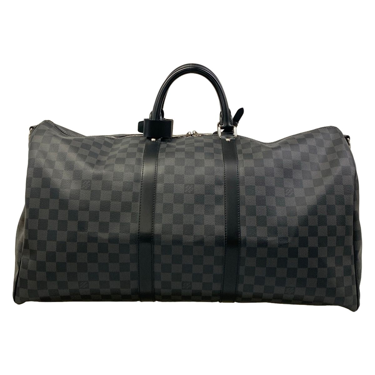 Louis Vuitton Boston Bag Damier Graphite Keepall Bandouliere 55 — view 3