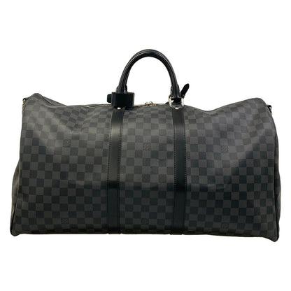 Louis Vuitton Boston Bag Damier Graphite Keepall Bandouliere 55 — view 3