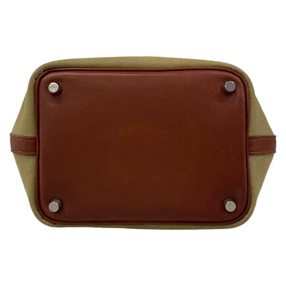 Hermes Handbag Picotin PM Khaki Rouge Ash Silver — view 5