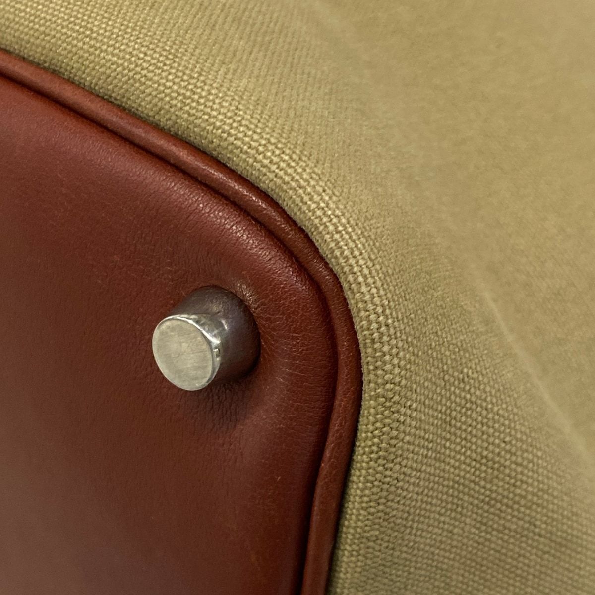 Hermes Handbag Picotin PM Khaki Rouge Ash Silver — view 6