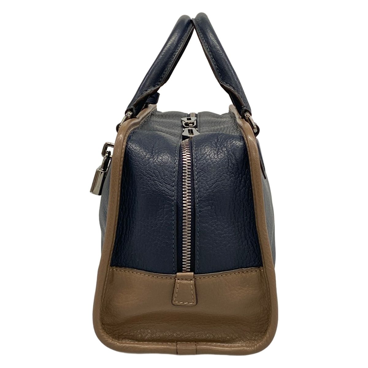 Loewe Handbag Amazona 28 Navy Beige Initial — view 2