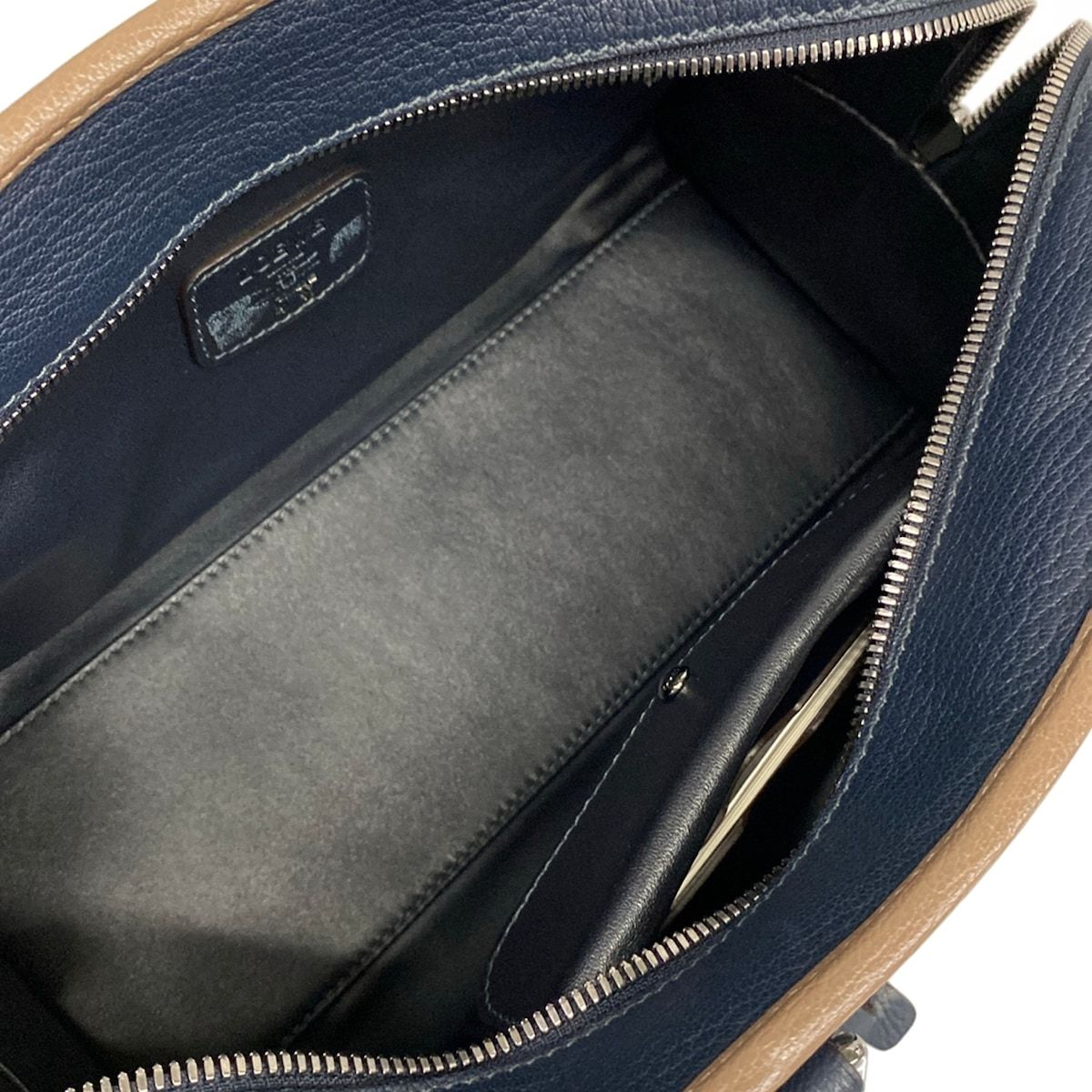 Loewe Handbag Amazona 28 Navy Beige Initial — view 7