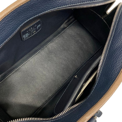 Loewe Handbag Amazona 28 Navy Beige Initial — view 7