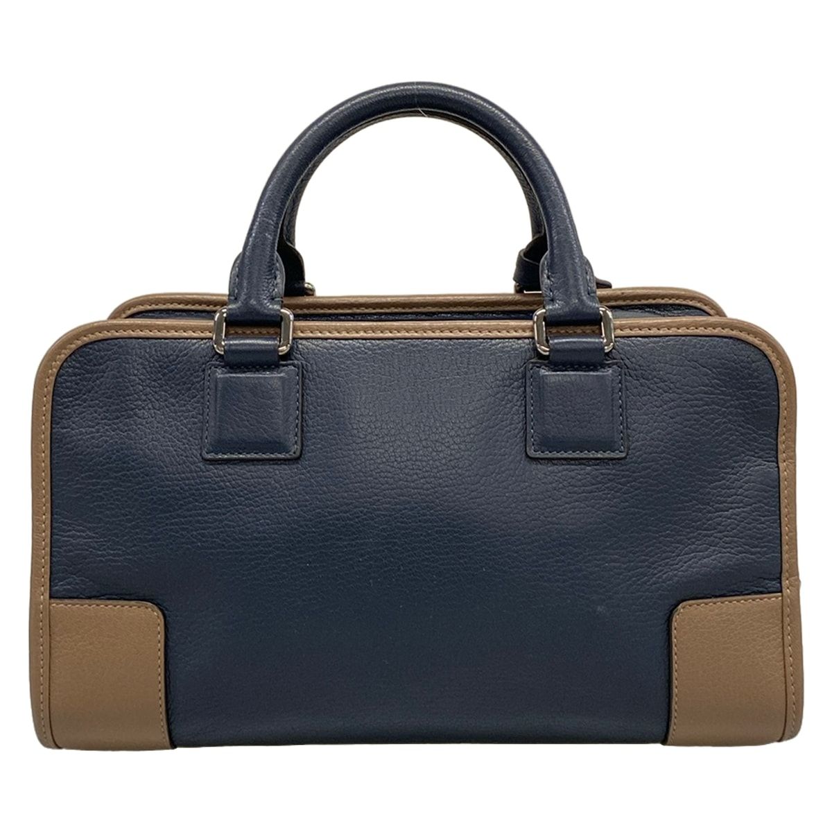 Loewe Handbag Amazona 28 Navy Beige Initial — view 3