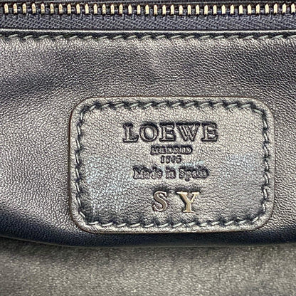 Loewe Handbag Amazona 28 Navy Beige Initial — view 9