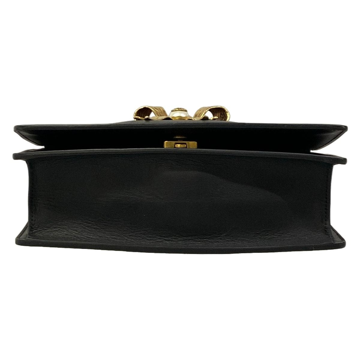 Gucci Shoulder Bag Peoni Black Strawberry Bijou Leather — view 5