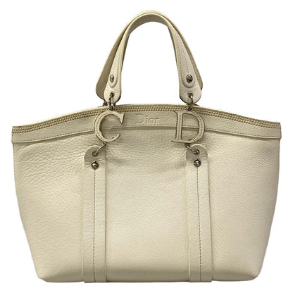 Dior Tote Ivory Leather