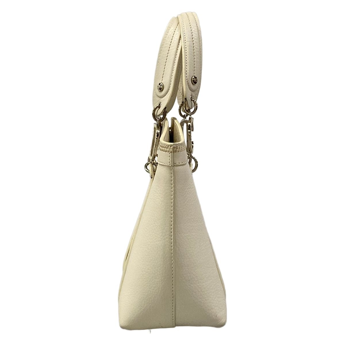 Dior Tote Ivory Leather — view 4