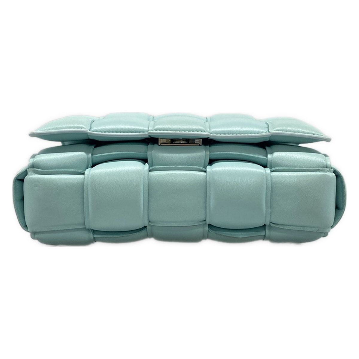 Bottega Veneta Shoulder Bag Padded Cassette Light Blue Leather — view 5
