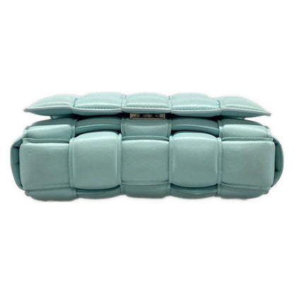 Bottega Veneta Shoulder Bag Padded Cassette Light Blue Leather — view 5