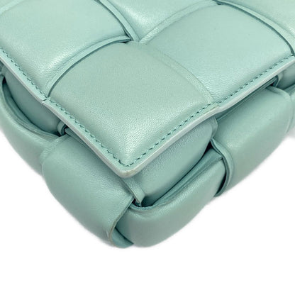 Bottega Veneta Shoulder Bag Padded Cassette Light Blue Leather — view 6