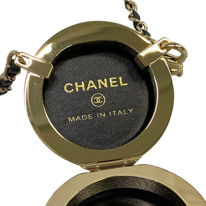 Chanel Key Holder Black Gold Lambskin — view 4