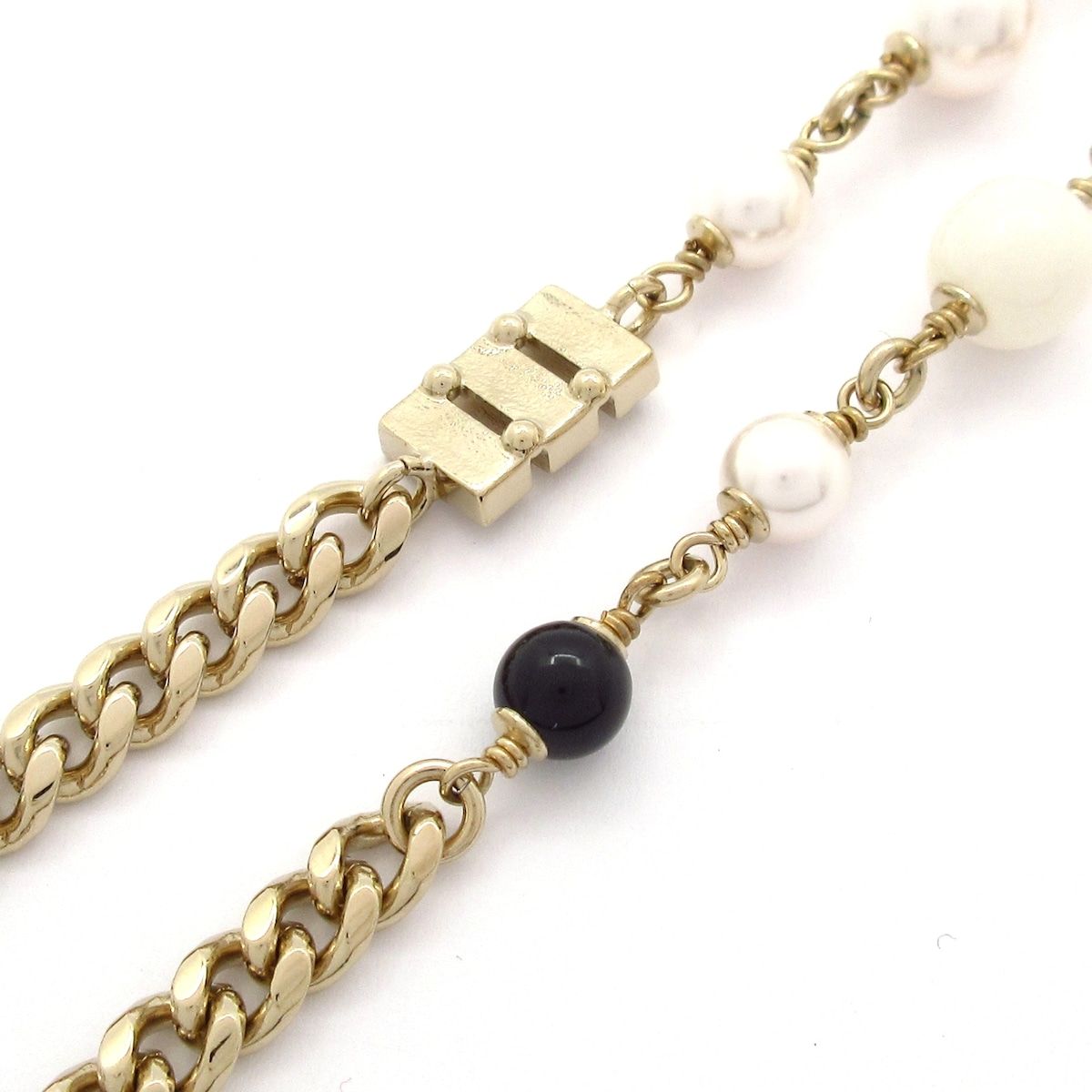 Chanel Necklace CC Logo Gold Multi — view 7