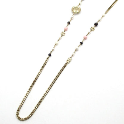 Chanel Necklace CC Logo Gold Multi — view 3