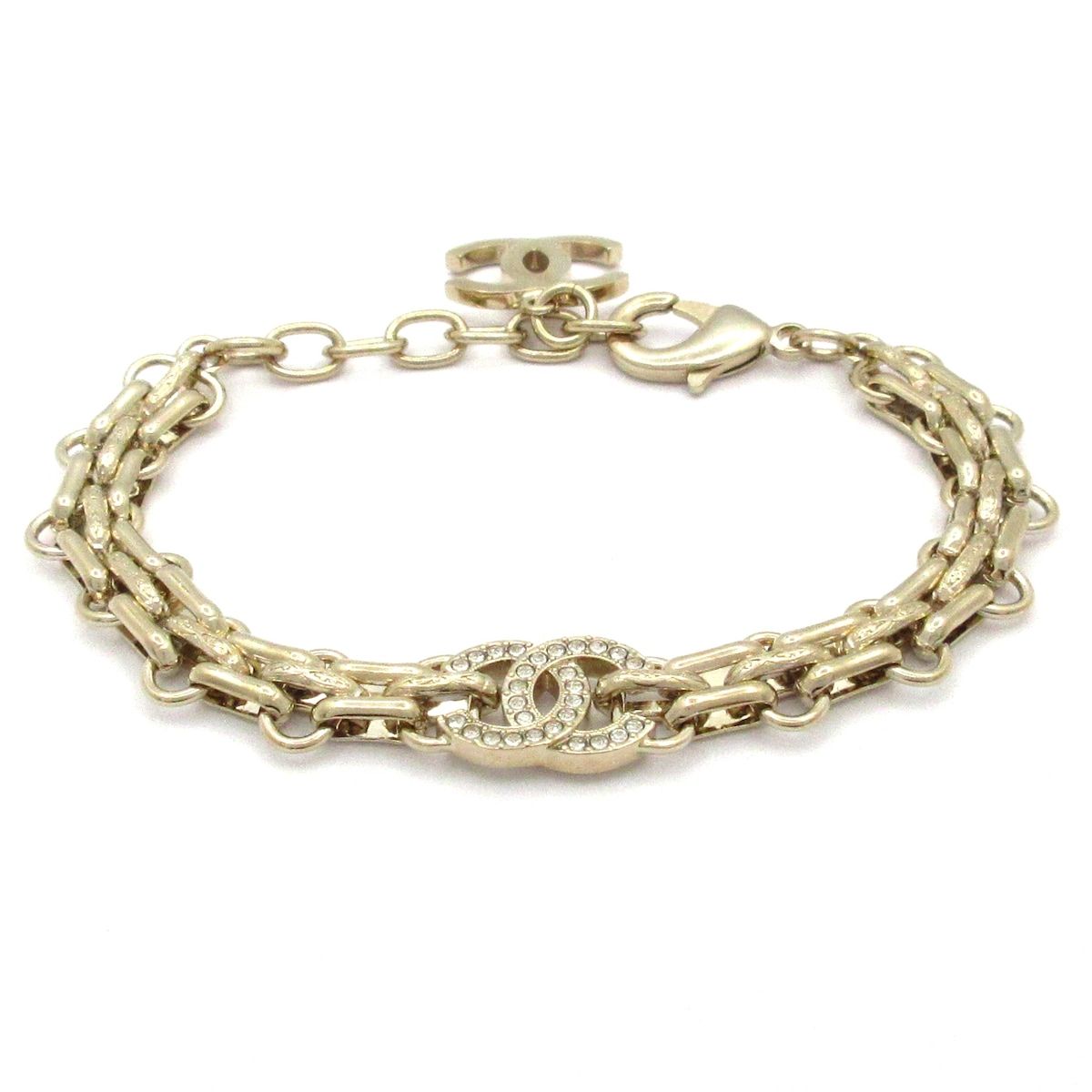 Chanel Bracelet CC Logo Gold