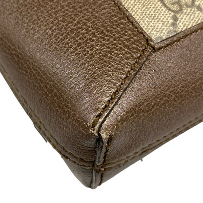 Gucci Tote Ophidia Dark Brown Beige Multi Leather — view 6