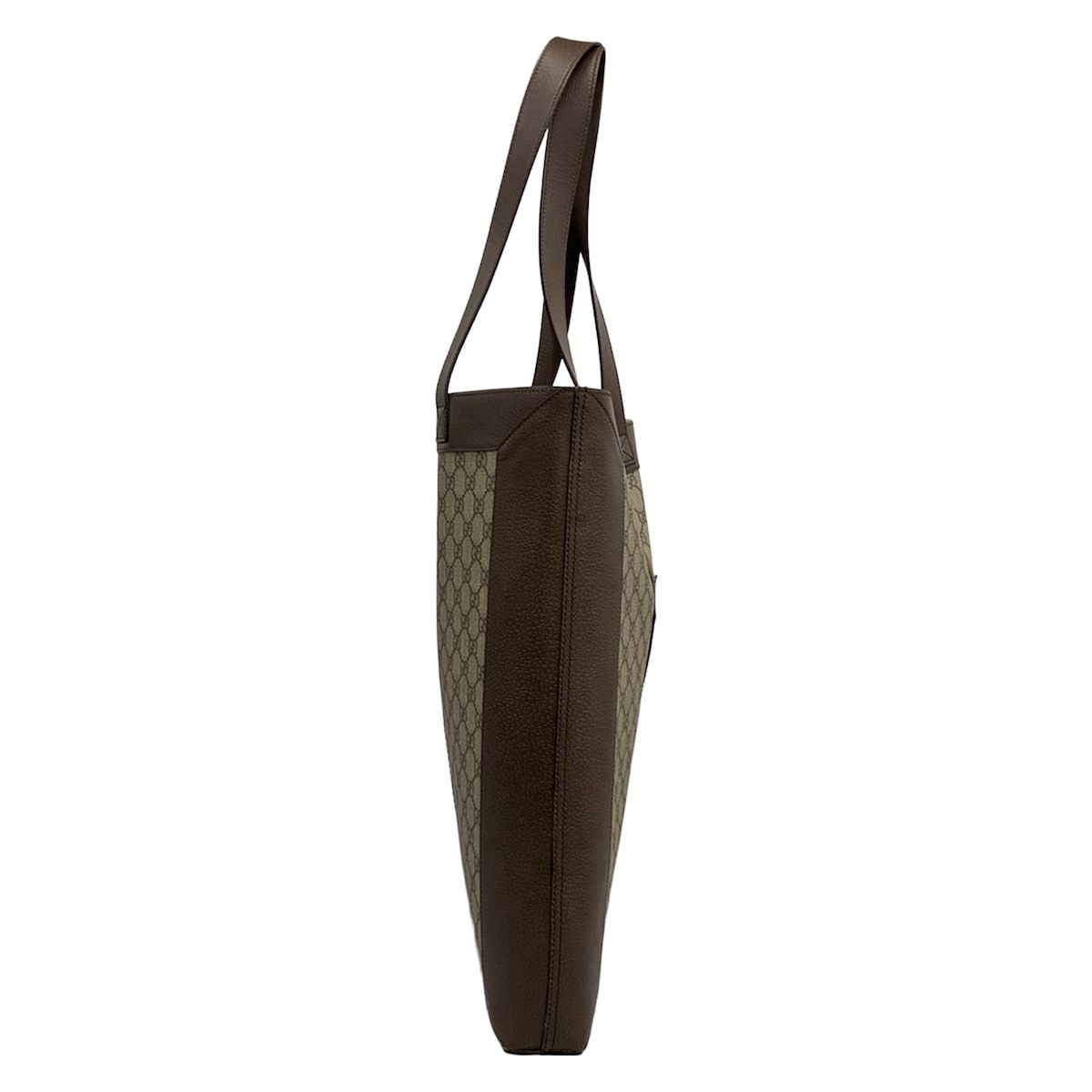 Gucci Tote Ophidia Dark Brown Beige Multi Leather — view 2