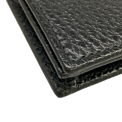 Gucci Bifold Wallet GG Marmont Card Case Black Leather — view 6