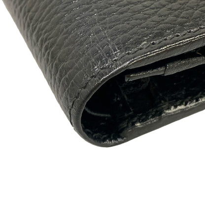 Gucci Bifold Wallet GG Marmont Card Case Black Leather — view 7