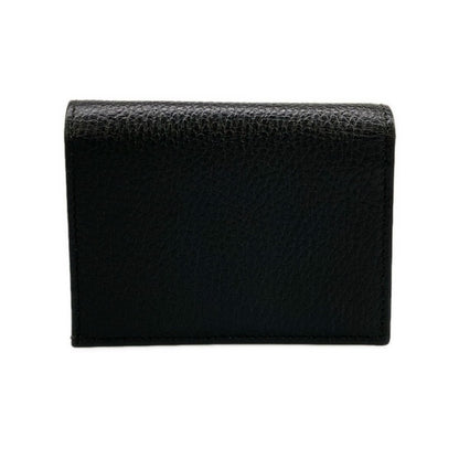 Gucci Bifold Wallet GG Marmont Card Case Black Leather — view 2