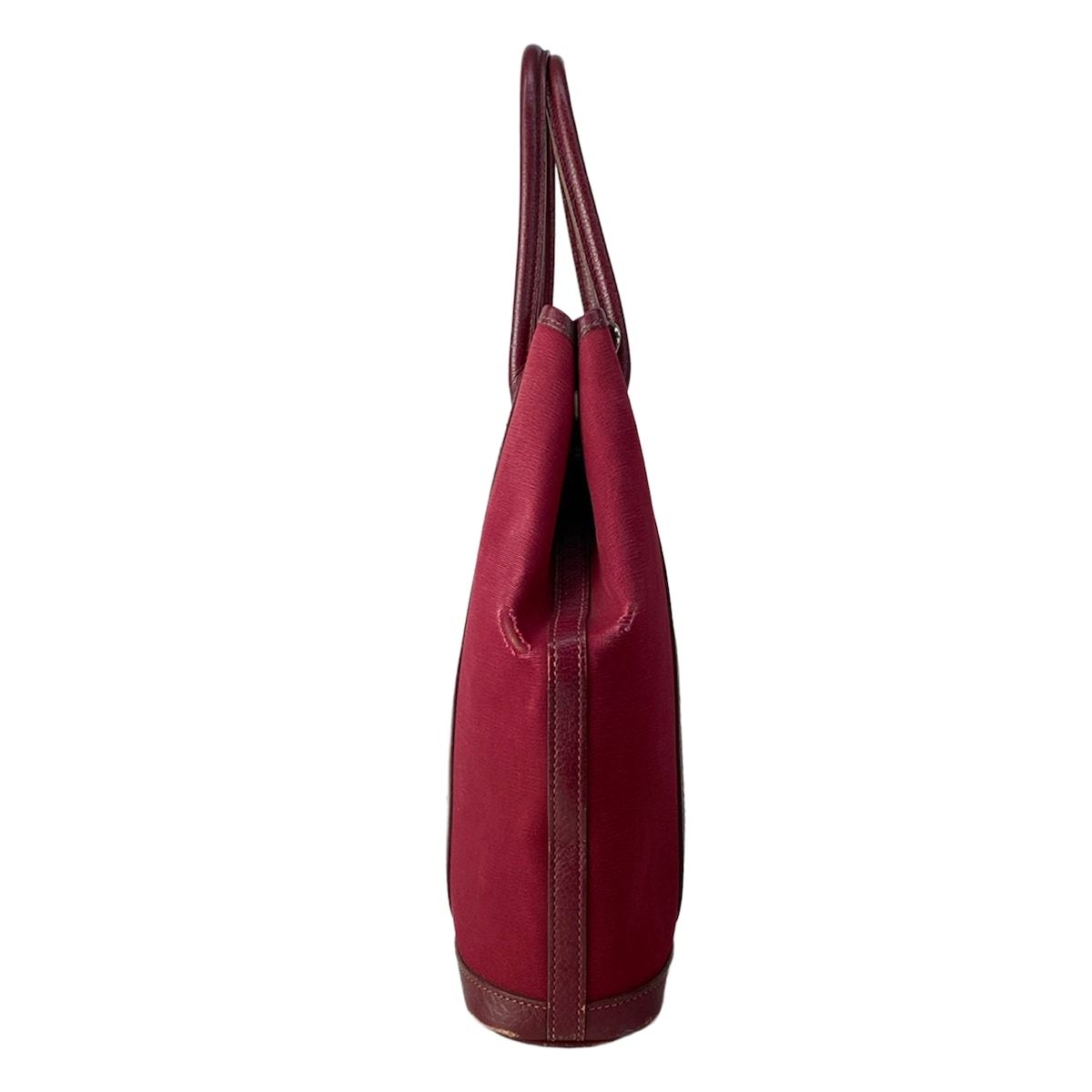 Hermes Tote Garden File PM Rouge Enperial Silver — view 4