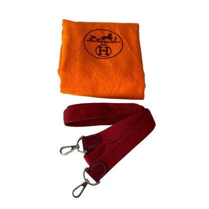 Hermes Tote Garden File PM Rouge Enperial Silver — view 8