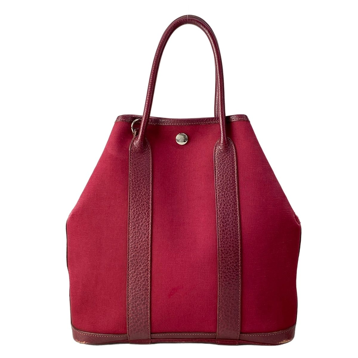 Hermes Tote Garden File PM Rouge Enperial Silver — view 3