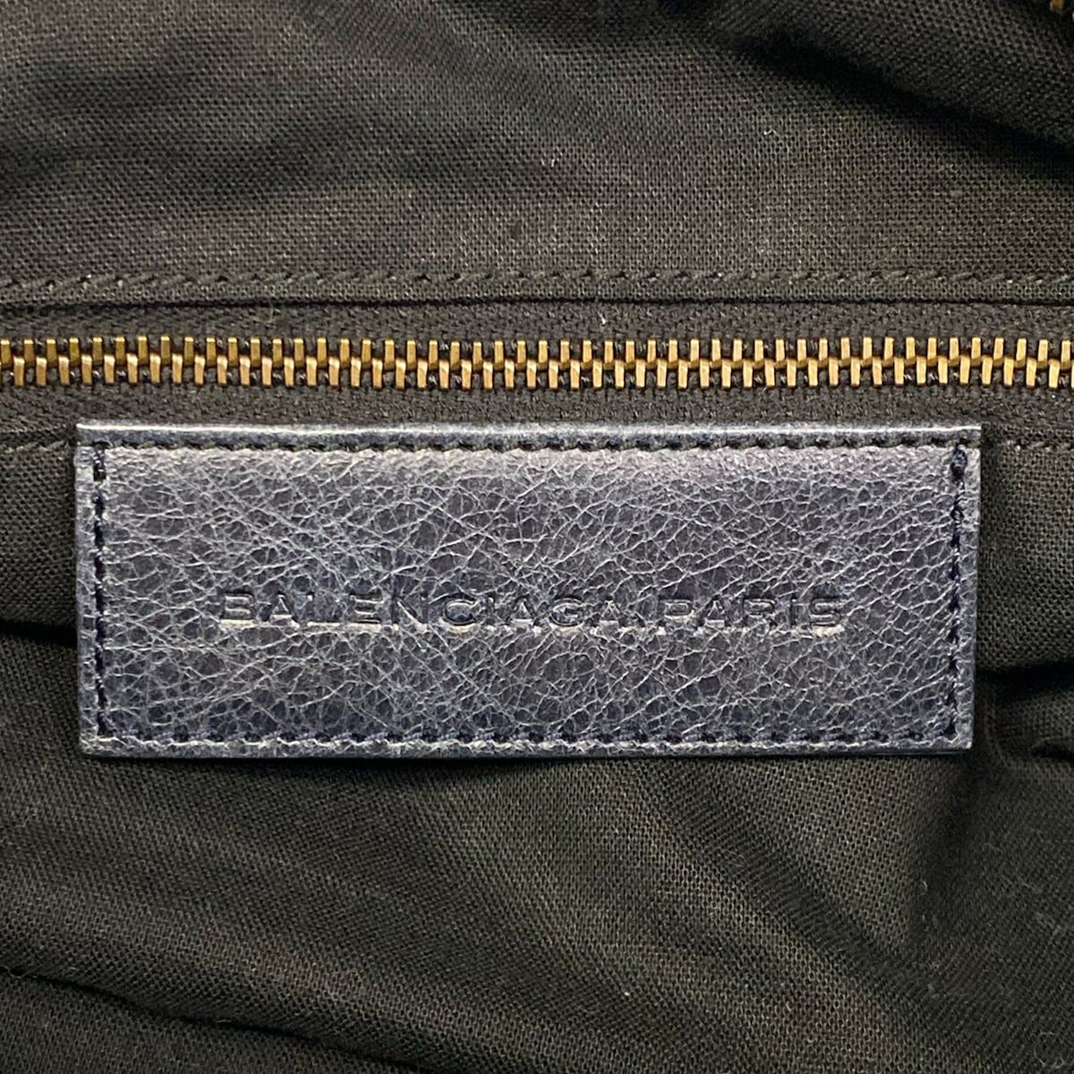 Balenciaga Handbag the Vero Navy Leather — view 9