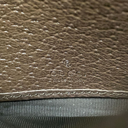 Gucci Wallet Ophidia Dark Brown Beige Multi Leather — view 6