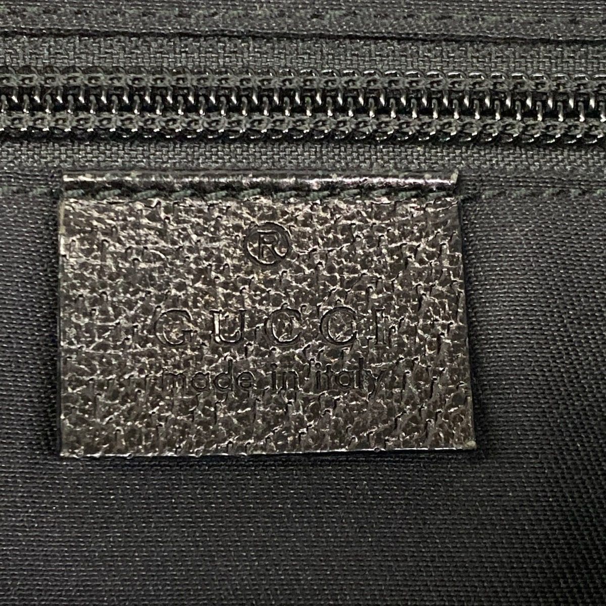 Gucci Shoulder Bag GG Pattern Sherry Black Red Green Leather — view 8