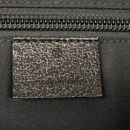 Gucci Shoulder Bag GG Pattern Sherry Black Red Green Leather — view 8