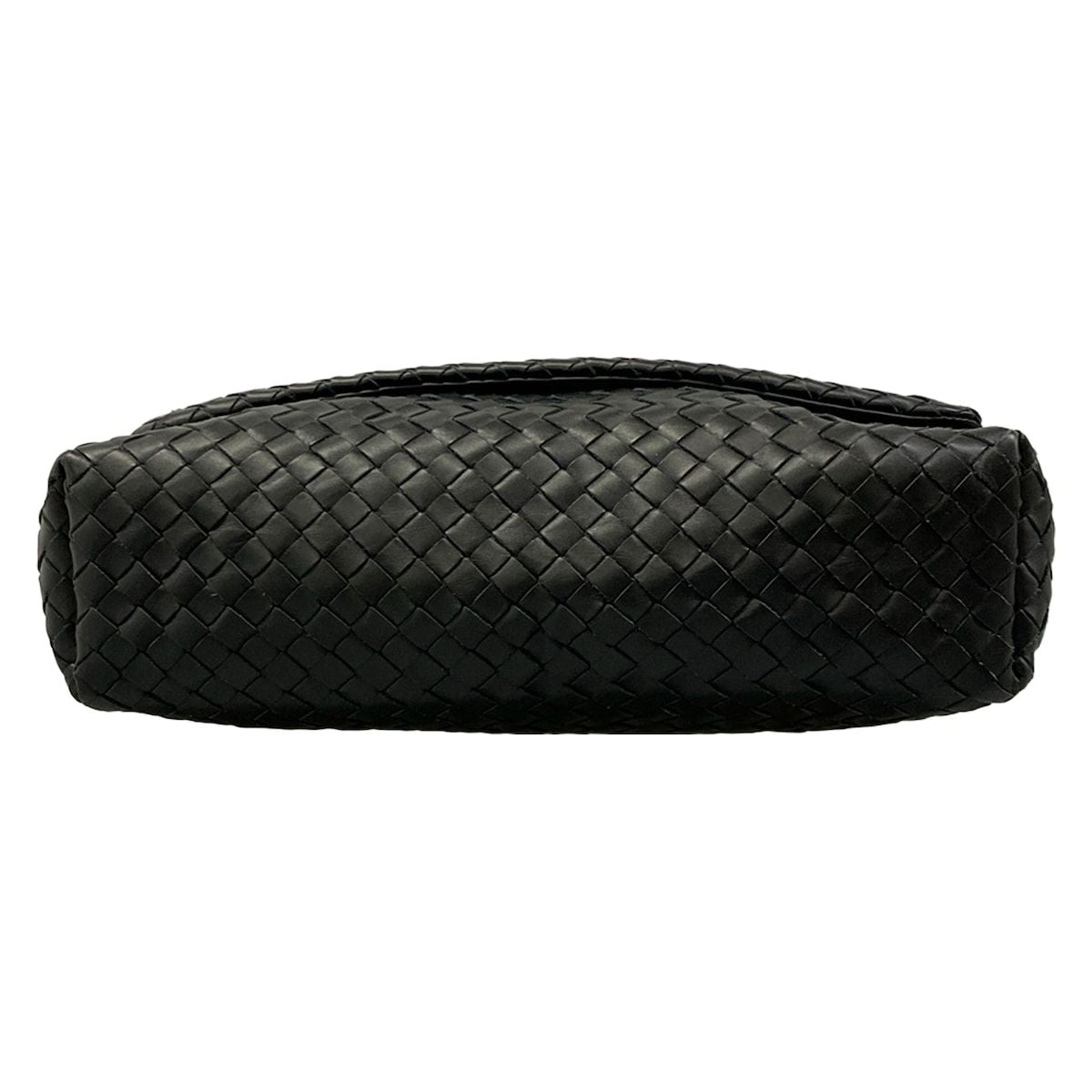 Bottega Veneta Shoulder Bag Intrecciato Black Leather — view 5