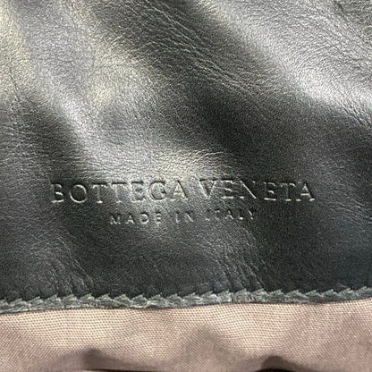 Bottega Veneta Shoulder Bag Intrecciato Black Leather — view 8