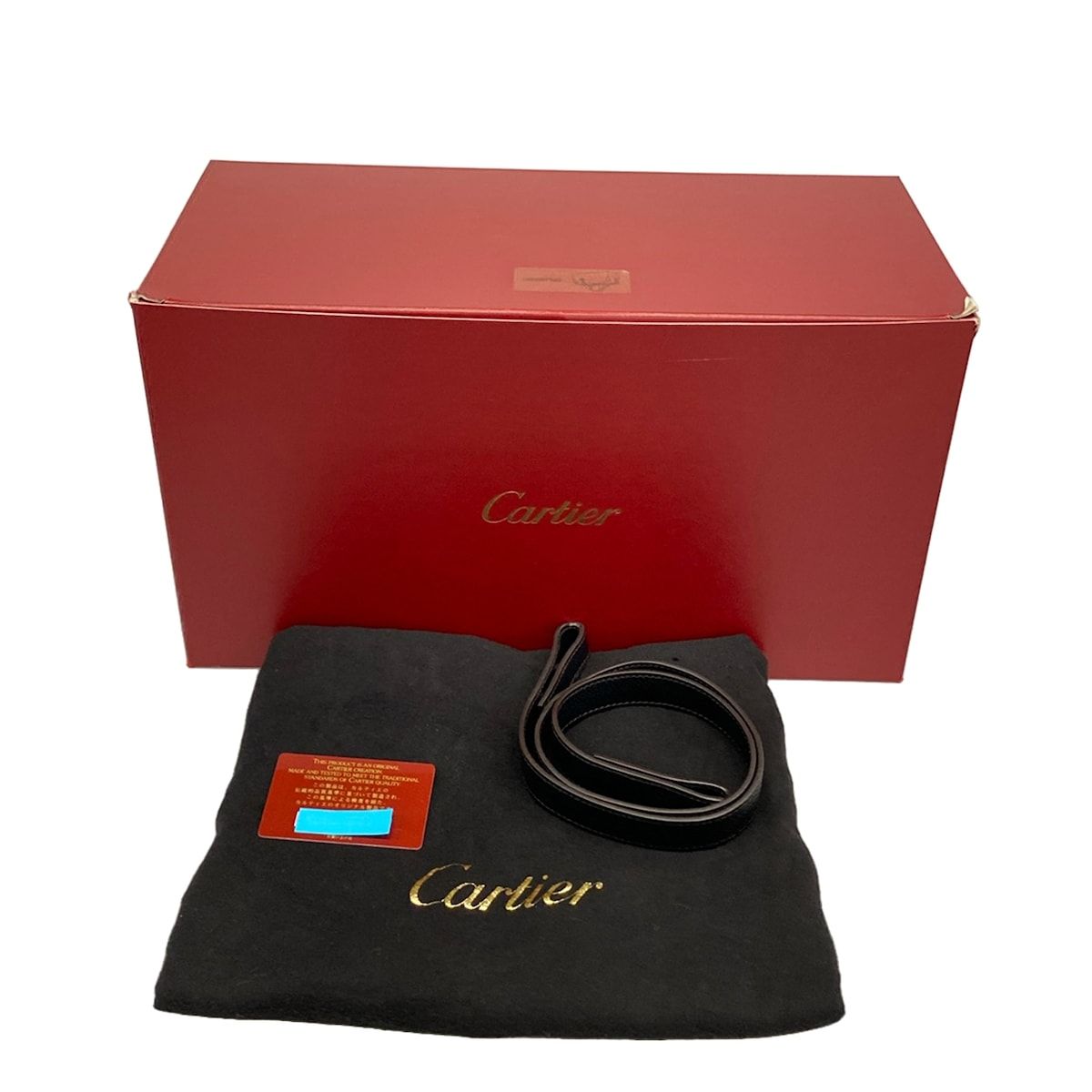 Cartier Marcello de Bow Sling Bag Black Leather — view 8